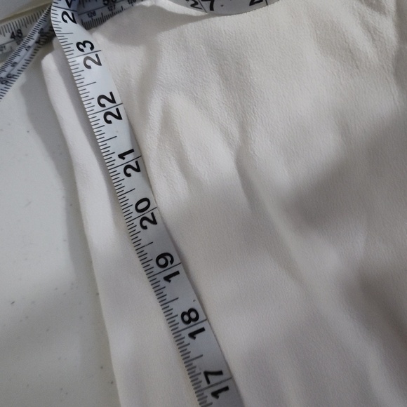 Free People Womens Blouse Size Small White Crochet Pintuck BOHO 3/4 Sleeve Top - Picture 7 of 9